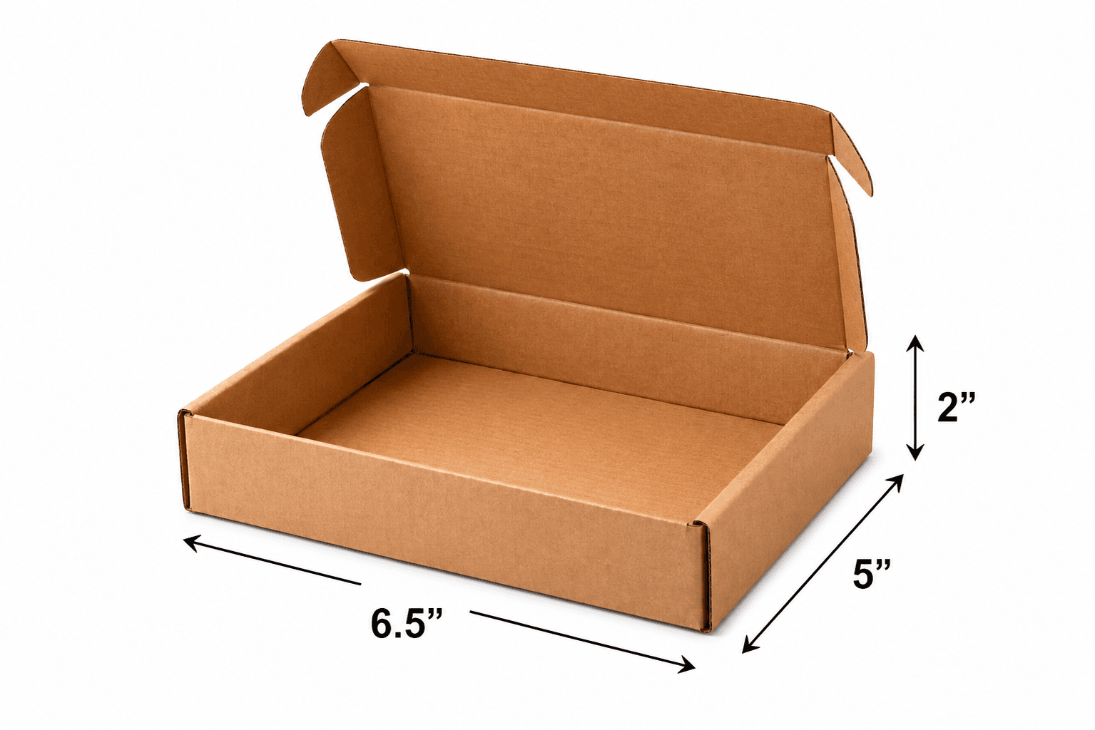 MAILER BROWN BOXES 6.5x5x2 INCHS BOXES