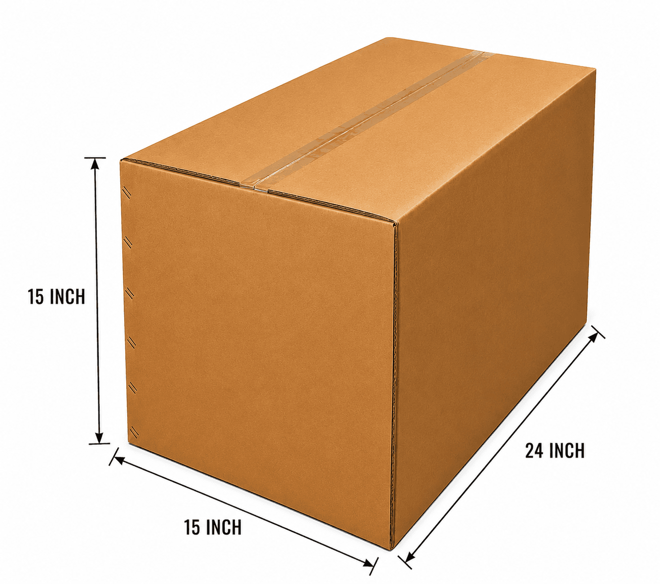SHIPPING BOX 15X15X24 INCHS 5 PLY 140 GSM