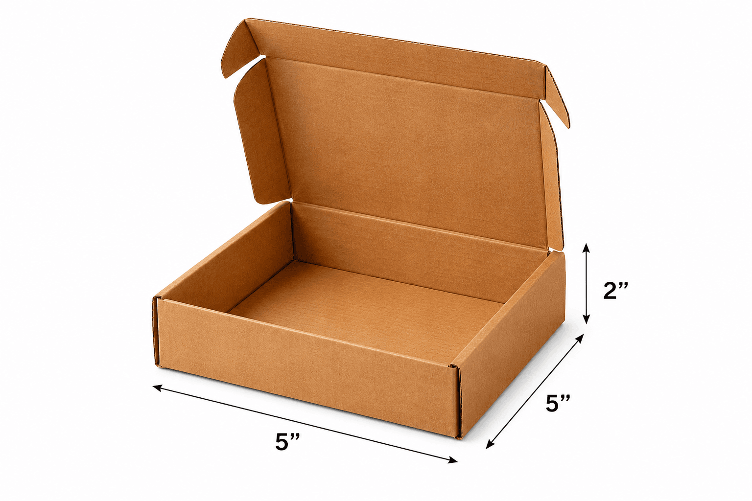 MAILER BROWN BOXES 5x5x2 INCHS