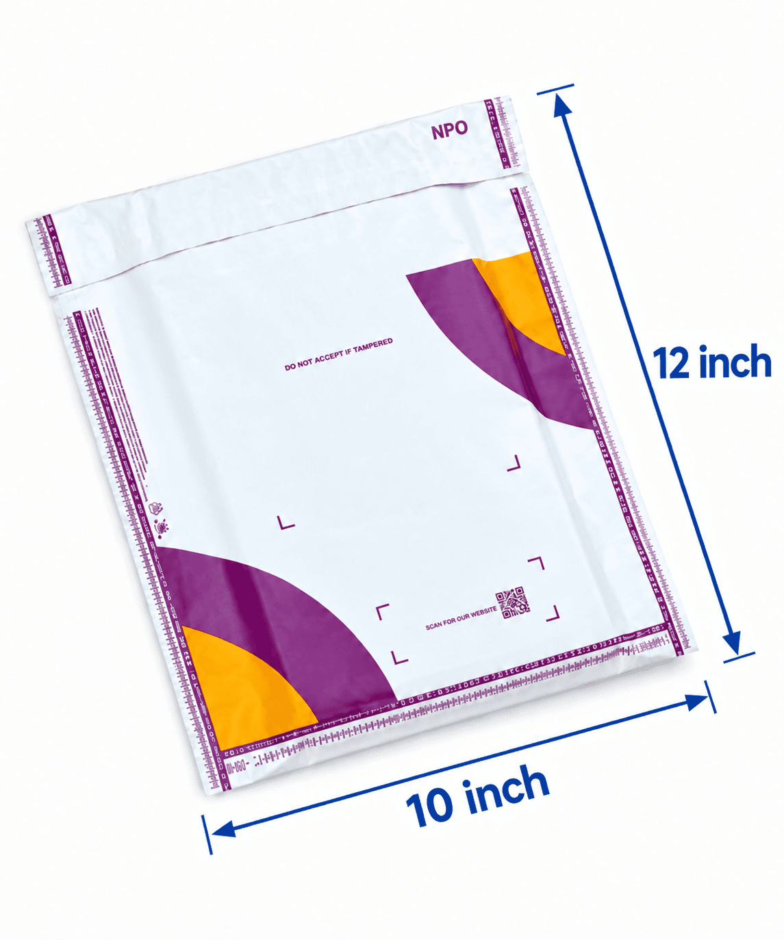 Meesho barcode Cover Opaque 10x12 Inch 52 Micron